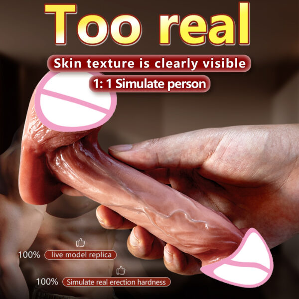 Women's Artificial Skin Color Silicone Toy