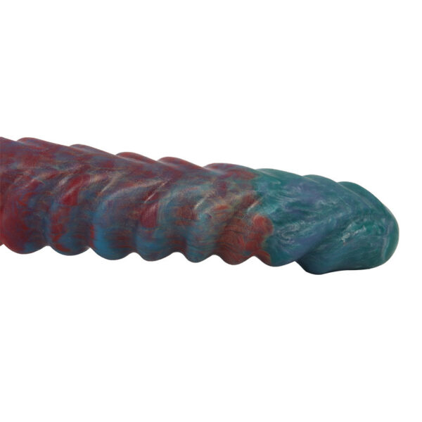 Color Double Head Dildo Fishbone Pattern Butt Plug For Women - Image 10