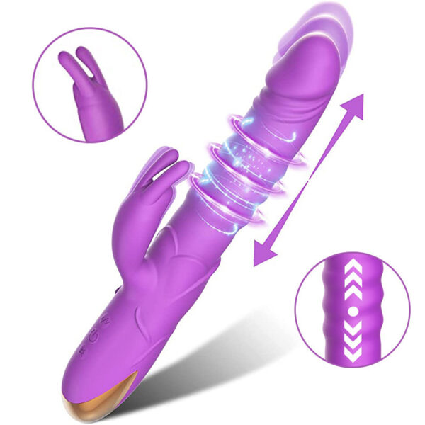 Rose Automatic Retractable Massage For Women - Image 5