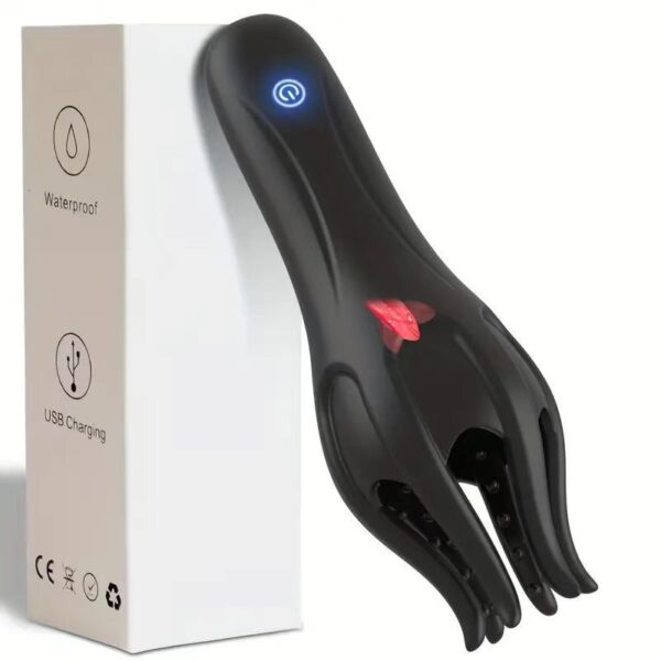Electric Shock Tongue Licking Airplane Bottle Men's Automatic Penis Trainer Turtle Head Exerciser Masturbation Product - Image 6