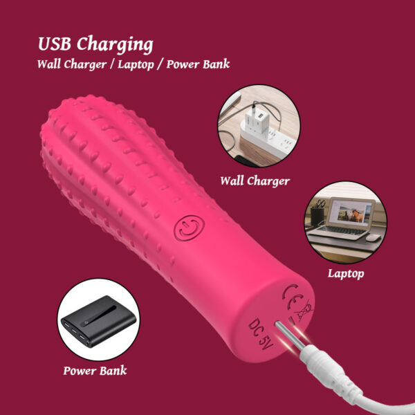 Liquid Silicone Full Coverage Glue Spiked Club 21 Frequency Vibration - Image 4