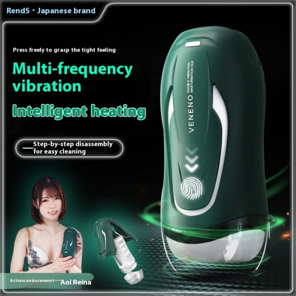 Automatic Constant Temperature Vibration Sucking Men's Masturbation Devices Toys - Image 5