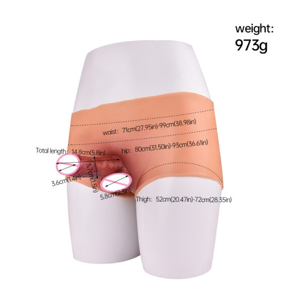 Women's Wearable Dildo Pants Liquid Silicone - Image 8